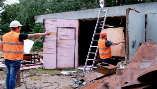 Демонтаж гаражей в Губахе, цена от 1751 руб. – услуги под ключ от 2Землекопа-Гбх